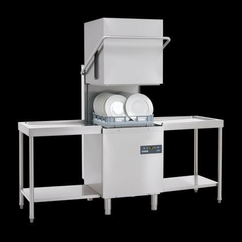 Maidaid C2011D Passthrough Hood Type Glasswasher 500mm Basket + Drain Pump